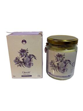 Cancer Zodiac Candle 8oz Natural Soy Wax Bergamot & Mandarin